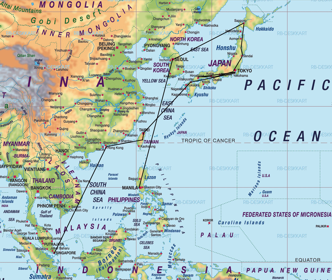 Южный бангкок. Дальний Восток Китай Япония Корея. Far East on the Map. Far East locals.